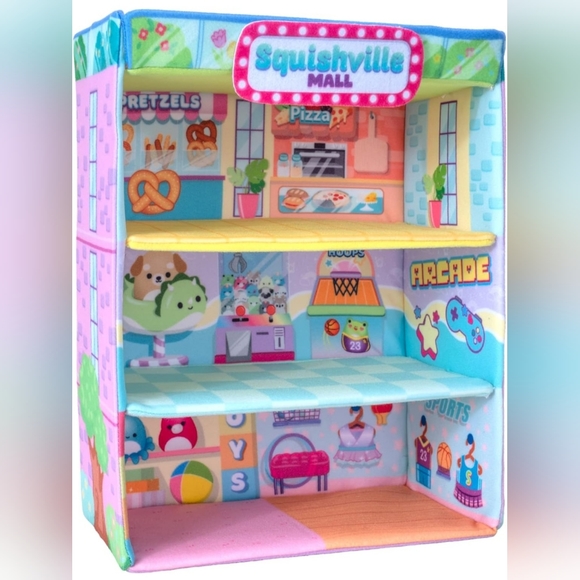 🔥REDUCED🔥NIB RARE SQUISHMALLOWS SQUISHVILLE MALL PLUSH PLAYSET - Picture 5 of 9